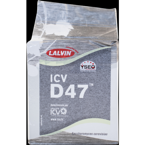 Lalvin d47 icv wine yeast 5 g sachet brewer dude